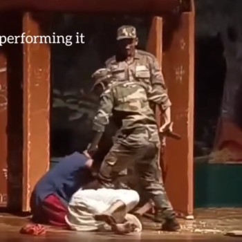 I played Roshan, an Indian Army officer torn between revenge and morality. The act ends with a power